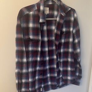 Men’s American Eagle Plaid Button-Up Shirt